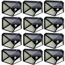 Solarlampen 100led Ip65 Wasserdicht Outdoor - 12er Pack