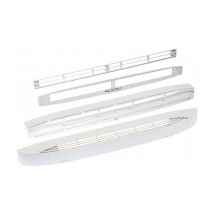 Atlantic - 422334 45m3/h Acoustic Self-steering Air Inlet + Grille + Extension - 39 Dba - White