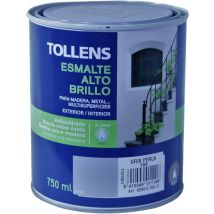 Tollens Esmalte Alto Brillo Al Agua Gris Perla 750 Ml