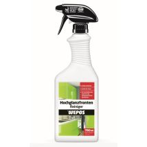 Wepos Hochglanzfrontenreiniger 750 ml – Effektiver Reiniger für empfindliche Möbeloberflächen – streifenfreier Glanz – Kunststoff, Acryl