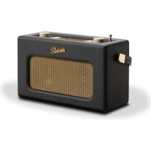 Radio Portatile Dab - Roberts - Revival Rd 70 Bk - Bluetooth - Materiali In Legno E Pelle - Nero
