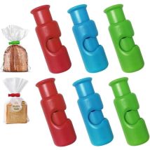 Set Di 6 Clip Riutilizzabili Per Sacchetti Alimentari