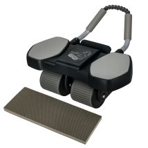 Centra Healty Belly Wheel Ab Roller 4 Wheel With Elbow Support Automatic Rebound