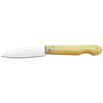 Navaja Profesional Arcos 485900 De Acero Inoxidable Nitrum , Mango De Polipropileno De Color Amarillo Y Hoja De 8.5 Cm