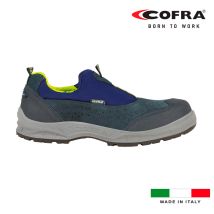 Cofra Sicherheitsschuhe Setubal S1 Größe 44 – Antistatisch, stoßfest, rutschfest – Marineblau – 545 g