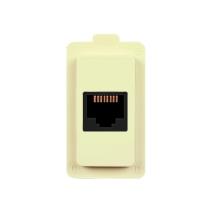 Elettrocanali – Modulo presa telefonica RJ11 ECL2584 – Bianco – Facile installazione, compatibile con BTicino Magic