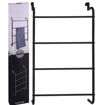 Toallero metal escalera 44,5 x 73 cm – 4 barras – Instalación fácil – Diseño moderno