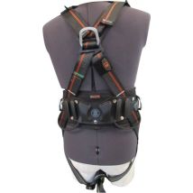 Nucleon Security Harness En361: 2002.en358: 2018 Negro / Naranja / Anthraille.m / Xxl