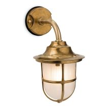 Firstlight Products - Firstlight Nautic - Applique Murale Extérieure À 1 Ampoule En Laiton, Verre Dépoli Ip64, E27