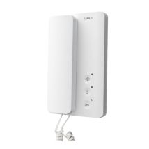 Intercomunicador AGT X1 – 840CA-0040 – 15-20V DC, Consumo 30mA, Dimensiones 116x190x44.5mm, Color Blanco