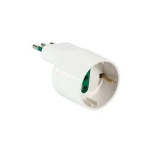 Fanton Steckdosenadapter 1x IT/DE 16A 250V AC CE Weiß