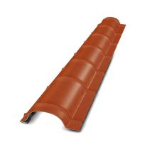 Faitage, 2000 × 230 × 0,5 Mm, Rouge Brique Mat Ral 8004