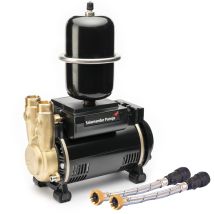 Salamander Ctforce 30su 3.0 Bar Brass Single Impeller Shower Pump Negative Head