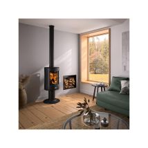 Estufa De Leña Negra De 8,5 Kw. - 388145anth Godin