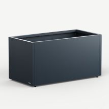 Fioriera "planter 50" In Metallo 100x50x50cm Antracite