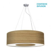Senko - Fabrilamp Große Hängeleuchte Modell Haiti 4lights Chrom/klarholz