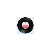 Coaster - Set Of 4 - Vinyl Record - Black - 11 Cm