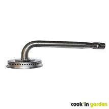 Edelstahlbrenner Rund - L 26 X B 10,5 X H 6 Cm-cook In Garden