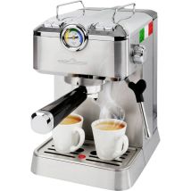Profi Cook - Pc-es/ka 1267 Inox Macchina Espresso Acciaio Inox Con Ugello Schiumalatte