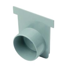 Adequa - Tapa Final Con Salida 90 Ø Para Canaleta Alta Resistencia Gama 130