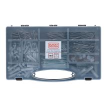 Black&decker - Surtido De Tornillos, Tacos Y Clavos 560 Piezas Black+decker