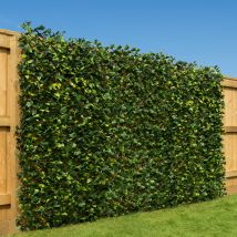 Christow – Expanding Artificial Hedge Trellis – 1m x 2m – UV Resistant Polyurethane Leaves