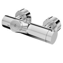 Schell – Rubinetto per doccia a muro Vitus con elettronica touch CVD – Finitura metallica, 4x AA – Miscelatore termostatico