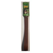 Friskies – Brown Leather Dog Collar – Size L 45-60cm – Identity QR Code