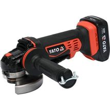 Yato - Amoladora Angular De 18 V, 125 Mm, Con Cargador De Batería De 2,0 Ah, 60 Min / Yt-82826 /