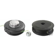 Tecomec Fadenkopf EASYLOAD – Durchmesser 130mm – Für Nylonschnur 2,4-4mm – Lieferung mit 4m Nylonschnur 2,7mm