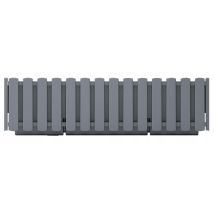 Fioriera Da Balcone Boardee Fencycase 600 Grigio Pietra