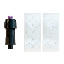 IK FOAM 1.5/PRO 2 Kit – Zubehör für Drucksprühgeräte – 2 Teile – Filzscheibe Nr. 1233 – FOAM-Adapter Nr. 1227