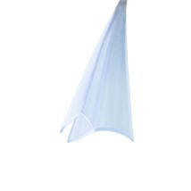 Duschdichtung Spaltdichtung, Abdichtung Dusche Transparent Zwischen Duschwand Und Weiterem Glaselement, Duschlippe Aus Pvc - Für 8mm Glasstärke