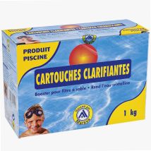 Cartucce chiarificanti 1 kg – Joker by Mareva – Filtri a sabbia – 1 kg – Cartuccia filtro per piscina
