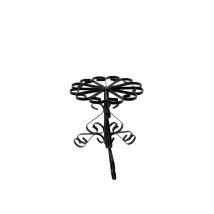 Garden Pride – Flower-Shaped Side Table – Plastic Coated Solid Steel – Height 45cm – Diameter 34cm