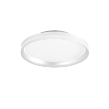 Fabas - Isy - Plafonnier Led Luce Aluminium - Led Intégrée 42 W Ip20 Blanc