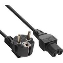 Stromkabel Inline 16810f Schwarz 5 Meter