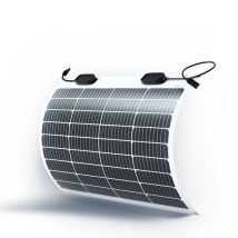 Renogy - Flexible Solar Panel 50 Watt 12 Volt Monocrystalline Ultra-flexible Bendable Mono Off-grid Charger For Marine Rv Cabin Van Car Boat Curve 