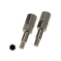 Inserto para tornillos ciegos hexagonales 25mm – Diámetro 6mm – Puntas para atornillador