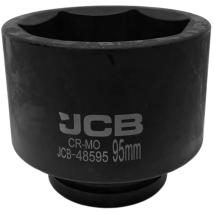 Jcb Schlagschrauber-steckschlüssel 1" 95 Mm 6-kant Cr-mo