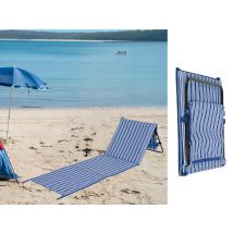 Campart - Strandliege Bretagne Faltbare Strandmatte Gepolstert, 108x53cm