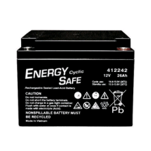 Energy Safe - Batteria Al Pb Agm Vrla Serie Cyclic 12v 26ah C20 (fm5)