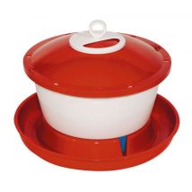 Tränke Für Hühner Kerbl Rapid Clean Rot 6 Liter Pvc
