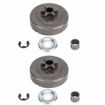Zmleve - Kzq Paquete De 2 Piñones De Tambor De Embrague Para Motosierra Stihl 017 018 021 023 025 Ms170 Ms180 Ms210 Ms230 Ms250 1123 640 2003
