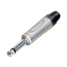 6.35mm Klinkenstecker, 2-poliger Klinkenstecker 6.3mm, Vernickelt