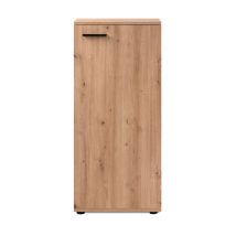 Meuble A Chaussures Satos - Chene Artisan - 100 X 110 X 34 Cm - Capacité 12 Paires