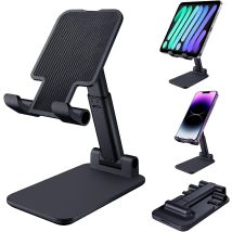 Soporte Para Teléfono Tigrezy, Plegable, Para Tableta, Compatible Con Escritorio (negro)