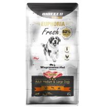 Biofeed Euphoria Fresh Meat Adult Medium & Large Porc Et Oie 2 Kg