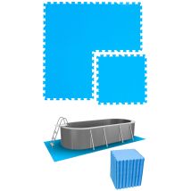 Eyepower - 13,1 M² Poolunterlage - 56 Eva Matten 50x50 Pool Unterlage - Unterlegmatten Set