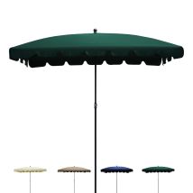 Sombrilla Antiviento Rectangular De Diseño Para Exteriores Allegro 86r - Verde Oscuro